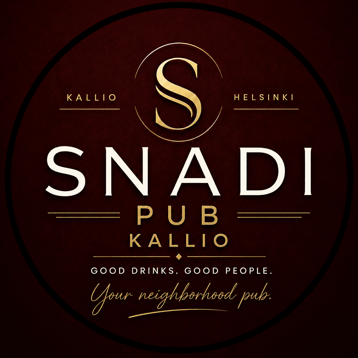 Guests enjoying a relaxed evening at Snadi Pub Kallio